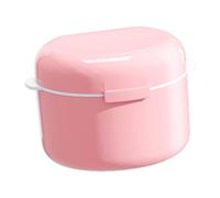 Denture Soaking Case with Detachable Meshes Screen AntiSpill Technology for Safe Cleaning and Overnight Storage Denture Cleaning Meshes Storage Box