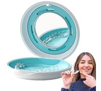 Denture Storage Box, Denture Case - Braces Case Mouthguard Case,Partial Protective Case Retainer Organizer,Container M