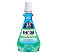 Dentyl Dual Action Smooth Mint Plaque-Reducing CPC Mouthwash, 500ml