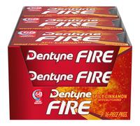 Dentyne Fire Spicy Cinnamon Sugar Free Gums 9 x 16g