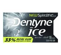 DENTYNE ICE Arctic CHILL Split to FIT Pack Chewing Gum 16 Piece Pack American
