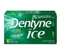Dentyne Ice Sugar Free Gum Spearmint 16 Pieces (Pack of 2)