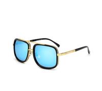 DENUVI Big Frame Gradient Color Sunglasses UV400 Men Metal Women For Outdoor Sports Running And Riding,C4