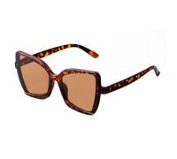 DENUVI Irregular Cat Eye Sunglasses Women Tortoise Shell Leopard UV400 For Outdoor Sports Running And Riding,C2