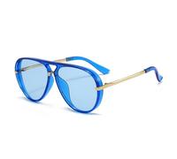 DENUVI Metal Sunglasses Women Double Bridge Candy Color For Outdoor Sports Running And Riding,15