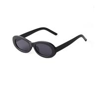 DENUVI Oval Sunglasses Women Man Tortoise Shell Green Round UV400 For Outdoor Sports Running And Riding,C1