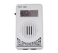 DENUVI Phone Bell Extra Loud Ringer Speaker Strobe Light Flasher Bell Wall Hanging for The Elder Old Amplifier Landline Telephone Ring