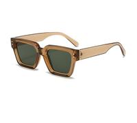 DENUVI Rivets Sunglasses Women Gradient UV400 for outdoor sports running and riding,Oliver Dark Green