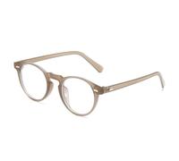 DENUVI Small Round Punk Sunglasses Women Rivets Clear Gradient UV400 Men For Outdoor Sports Running And Riding,Jelly tea clear