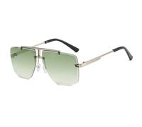 DENUVI Sunglasses Gradient Color Women Metal Frame Men UV400 For Outdoor Sports Running Riding,C9