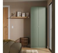 Denver 2 Door Robe (Ready Assembled) In Reed Green