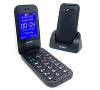Denver 2G BAS-24200M Big Button Elderly Senior Easy To Use Unlocked Mobile Phone - Easy Answer, Dual Sim, Clamshell with 2.4” Colour Screen, Bluetooth, SOS, Torch & Camera