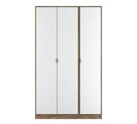 Denver 3 Door Robe (Ready Assembled) Ready Assembled 2 U Dark Brown Large