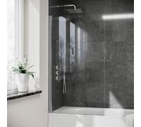 Denver 800 mm Pivot Swing Door Bath Screen