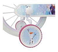 Denver Bike Disney Frozen 16 Inch Girls Bike, Steel Frame, with Training Wheels, Front Basket and Rear Dolly Seat, Ages 5-8