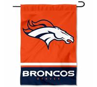 Denver Broncos Double Sided Garden Flag