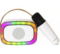 Denver Btm-610 Portable Karaoke Bluetooth Speaker With Led Lights & Voice Effects