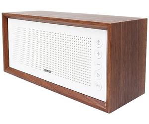 Denver BTS-210NR Portable Bluetooth Wireless Speaker, 10W Stereo, 1500mAh battery, USB, SD & AUX In