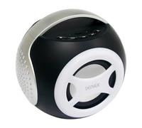 Denver BTS-90 Bluetooth portable speaker with silver mood light & rechargeable battery