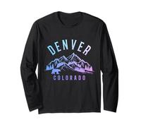 Denver Colorado Bear Mountains Vintage Pride Souvenir Long Sleeve T-Shirt
