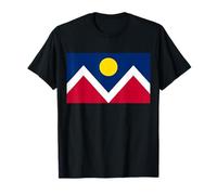 Denver Colorado Flag Patriot Rocky Mountains T-Shirt