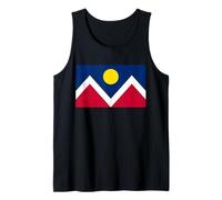 Denver Colorado Flag Patriot Rocky Mountains Tank Top