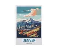 Denver Colorado，Puzzle 1000 Piece Jigsaw Puzzles for Adults, Classic Puzzle Difficult Puzzle for Kids Teenagers Educational Game Toys Gift for Home Travel（50x70cm）-GE55