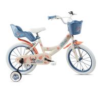 Denver Disney Stitch 16 inch Kids Bicycle with Stabilisers - Size: 16" - Multi - Wilko