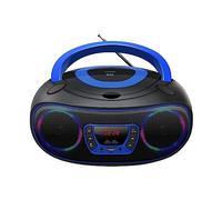 Denver Electronics TCL-212BT - CD Player 4W FM External Portable CD Player Blue 3.5mm