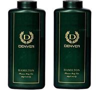 Denver Hamilton Premium Body Talc 300 ml Pack of 2