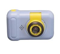 Denver KCA-1351BU Blue Children's Camera - 40 MP, Flip Lens for Selfies, Built-in Games, 2.4 Inch IPS Display, Robust Design for Children, Blue