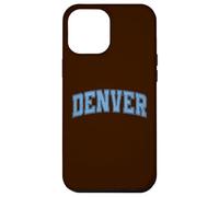 Denver Light Blue Vintage Style Retro Text Case for iPhone 12 Pro Max