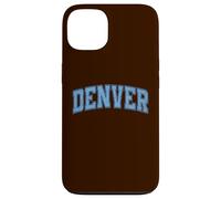 Denver Light Blue Vintage Style Retro Text Case for iPhone 13
