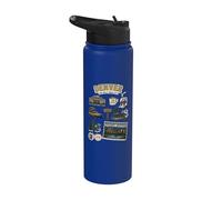 Denver Mile High City Rocky Mountain Skiing Camping Outdoors Stainless Steel Insulated Water Bottle