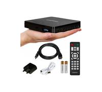 Denver Mini Multi Region HDMI DVD - TV - USB Socket or UK Mains - 1080p - Remote - LED Display in Black Denver Black