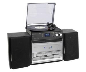 Denver Mrd-166 All-In-One Dab Record Player Turntable With Usb Recording And Cd Player