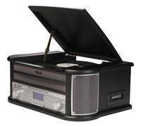 Denver 9-in-1 Retro Vintage DAB Bluetooth Wooden Radio Record Player With Speakers - DAB+ Radio, FM, Record Player, Cassette & CD Player, AUX IN, MP3 USB Recording, AUX IN And Line Out - MRD-51BT MK2