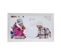 Denver PFF-1504W Digital 15.4 Inch WiFi Picture Frame with App Control, Touchscreen and Full HD IPS Display, Cloud Storage & USB/SD Support, Automatic Slideshow, Modern Frameless Design