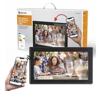 Denver PFF-1515B Digital Wi-Fi Picture Frame - 15.6 Inch Full HD IPS Touch Screen, Integrated FRAMEO Software, Wireless Sharing, Automatic Night Shut-Off, 16GB Memory, Black