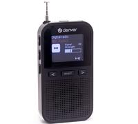 Denver Pocket DAB Radio Portable Radio- DAB Plus Digital Radios with Rechargeable FM Radio,Speaker & Headphone Jack - Mini Small Radios for Portable