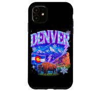 Denver Retro Bootleg Mountain Landmark Artwork Case for iPhone 11