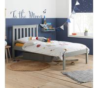 Denver Slatted Bed - Grey - Sizes Available