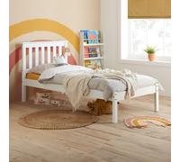 Denver Slatted Bed - White - Sizes Available