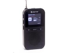 Denver Pocket DAB Radio Portable Radio- DAB Plus Digital Radios with Rechargeable FM Radio,Speaker & Headphone Jack - Mini Small Radios for Portable Personal Battery Powered Use