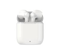 Denver TWE-39W True Wireless Bluetooth Earphones - Wireless In-Ear Headphones with Microphone, Charging Box and 4.5 Hours Playtime, Bluetooth 5.0, White