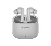 DENVER TWE-48 In-Ear Headphones - Wireless Bluetooth - Grey - 6h Battery Life