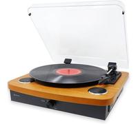 Vinyl Record Player Stereo Speakers Dual Bluetooth USB & SD Recording VPL-230LW