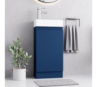 (Denvor, Blue) BELOFAY 400mm Bathroom Vanity Unit With Basin