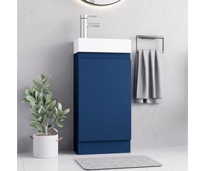 (Denvor, Blue) BELOFAY 400mm Bathroom Vanity Unit With Basin