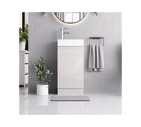 (Denvor, White) BELOFAY 400mm Bathroom Vanity Unit With Basin